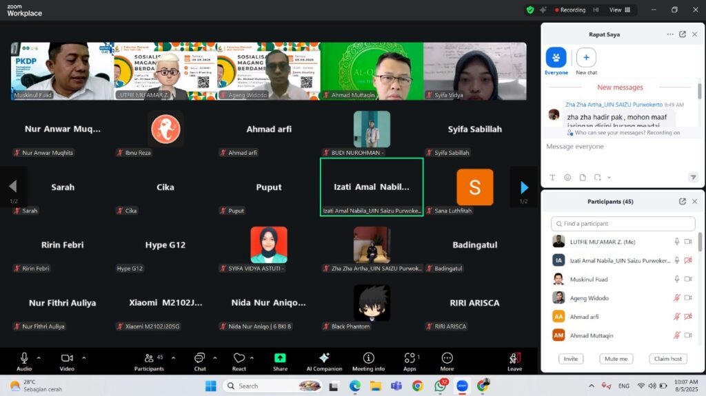 Fakultas Dakwah Gelar Sosialisasi “Magang Berdampak” untuk Tingkatkan Kesiapan Mahasiswa Hadapi Dunia Nyata