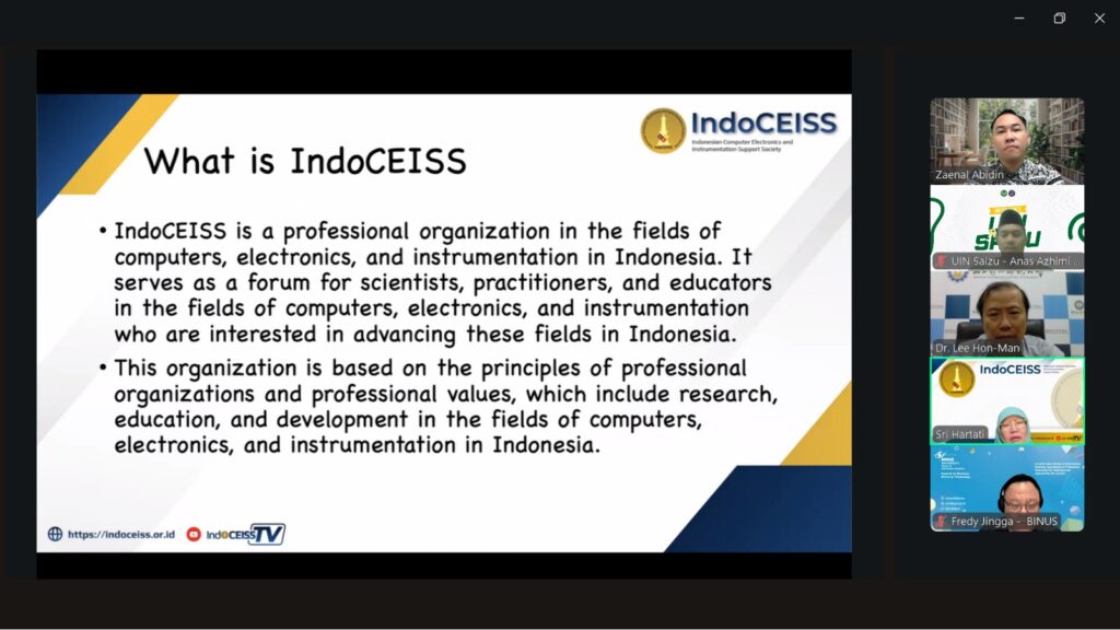 UIN SAIZU Ikuti IndoCEISS Webinar Penjajakan Kerja Sama dengan National Changhua University of Education, Taiwan